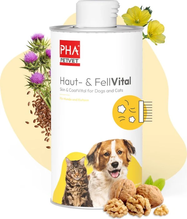 PHA PetVet Haut- und Fellvital für Hunde & Katzen, 250ml