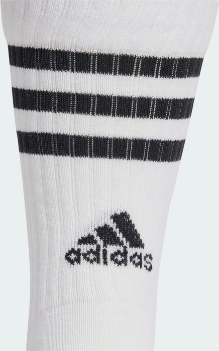 adidas 3-Streifen Cushioned Crew Socken white/true pink, 3 Paare