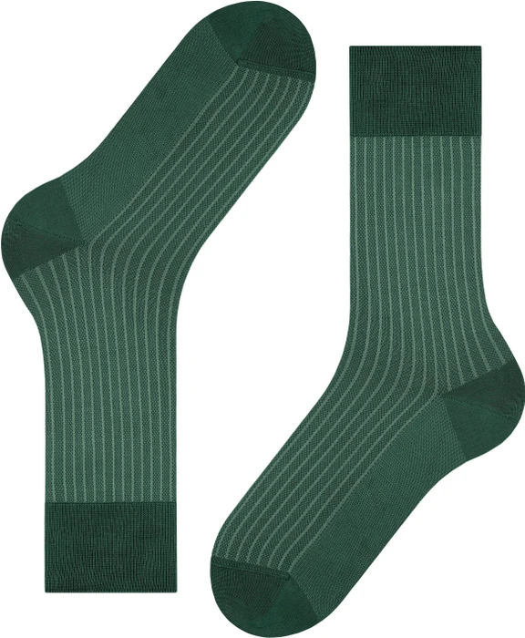 Falke Oxford Stripe Socken hunter green (Herren)