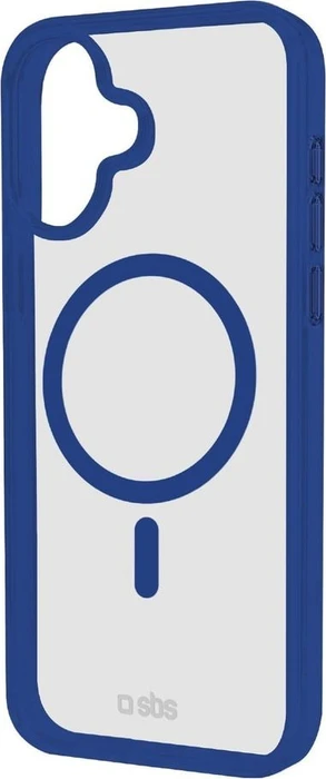 SBS Mobile Mag Frame Case für Apple iPhone 16 blau