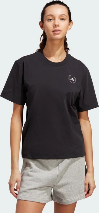 adidas by Stella McCartney TrueCasuals Regular Sportswear T-Shirt kurzarm schwarz (Damen)