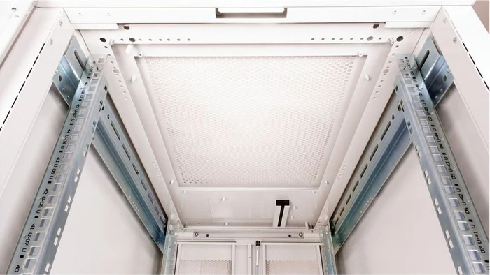 Roline / Secomp Pro Serie 19" Serverschrank 47HE, montiert, Gitternetztür, IP20, RAL 7035, 1000mm tief