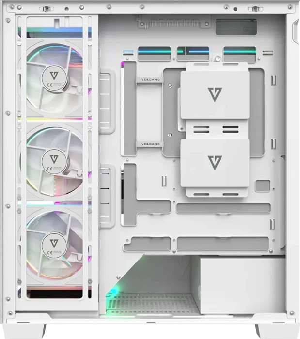 Modecom Volcano Stellar Plus 5F White, Glasfenster
