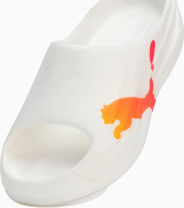 Puma Unwind Nitro Cat Active puma white/sun stream/sunset glow