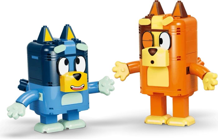 LEGO Bluey - Blueys Familie aus LEGO Steinen