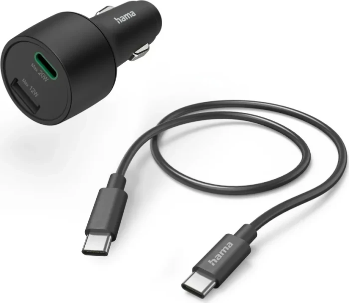 Hama Kfz-Ladegerät USB-C/USB-A PD 32W schwarz