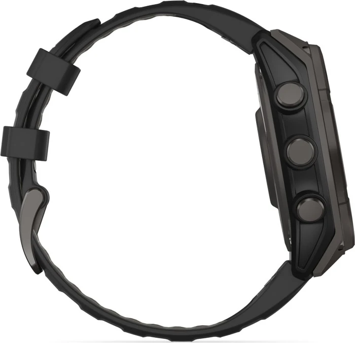 Garmin Fenix 8 47mm Sapphire Solar carbon grey/black-pebble grey silicone