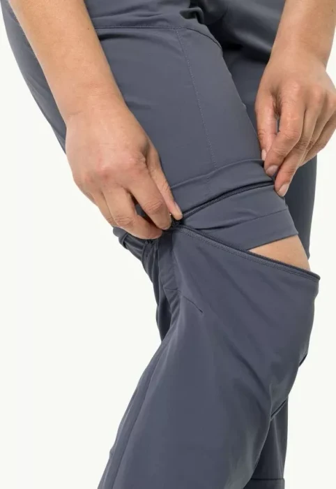 Jack Wolfskin Glastal Zip Away Zip-Off Hose lang dolphin (Damen)