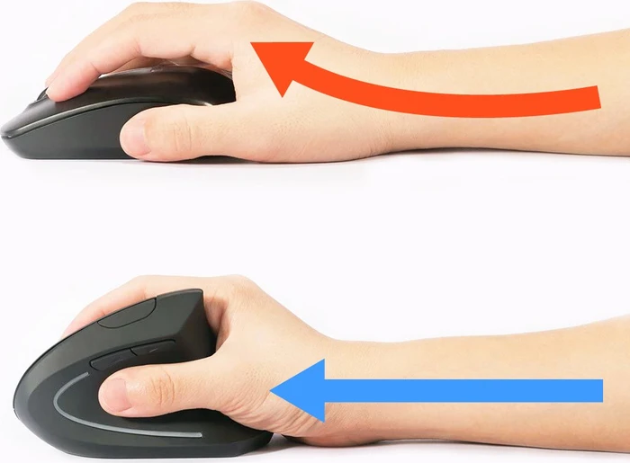 Equip Vertical Ergonomic Wireless Mouse schwarz, USB