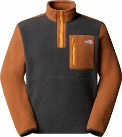 The North Face Yumiori Fleece 1/4 Zip Jacke asphalt grey/burnt umber/summit gold (Herren)