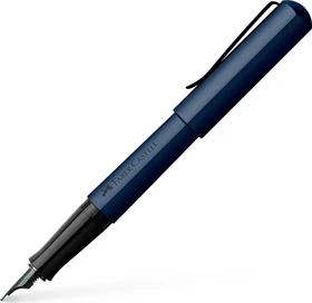 Faber-Castell Füller Hexo blau, rechte Hand, breit