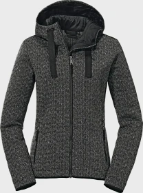Schöffel Aurora Fleece Hoody Jacke schwarz (Damen)