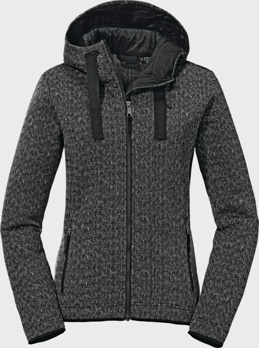 Schöffel Aurora Fleece Hoody Jacke schwarz (Damen)