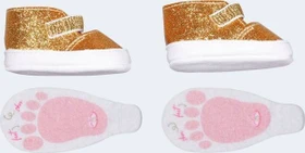 Zapf creation BABY Annabell Mode - Schuhe Gold + Einlegesohlen 43cm