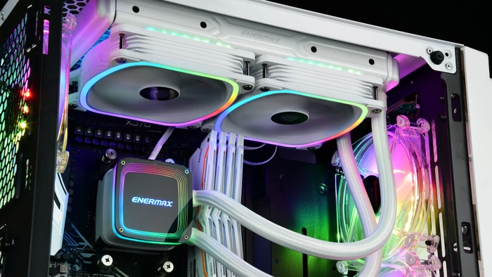 Enermax AquaFusion White 240, weiß