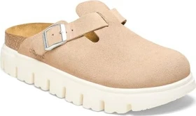 Birkenstock Boston Chunky Veloursleder warm sand (Damen)