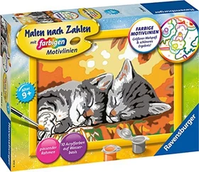 Ravensburger Malen nach Zahlen Kätzchen im Herbst