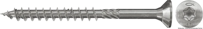 fischer PowerFast FPF-ST A2P 200 T20 Spanplattenschraube, 5x40mm, 200 Stück