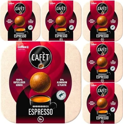 CoffeeB Café Royal Espresso Kaffeekapseln, 9 Stück