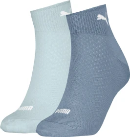 Puma Quarter Socken blue combo, 2 Paare (Damen)