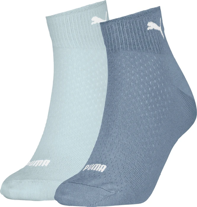 Puma Quarter Socken blue combo, 2 Paare (Damen)
