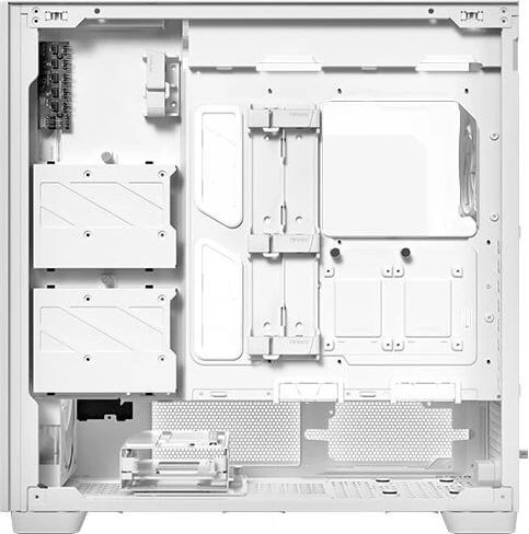 Antec Flux Pro, weiß/braun, Glasfenster