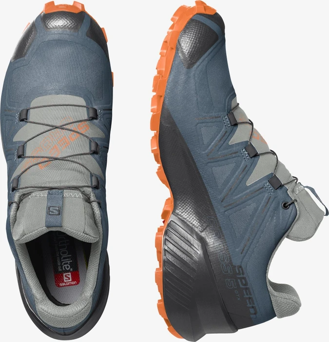 Salomon Speedcross 5 GTX mallard blue/wrought iron/vibrant orange (Herren)