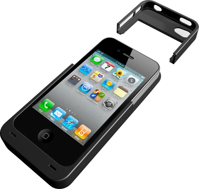 A-Solar Power Pack Hülle mit Akku für Apple iPhone 3GS/4