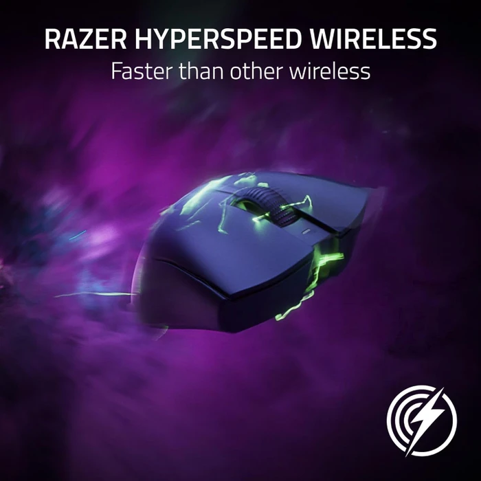 Razer DeathAdder V3 Pro schwarz Smooth-Touch + 8000Hz HyperPolling Wireless-Adapter, USB