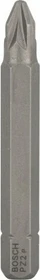 Bosch Professional Extra Hart Pozidriv Bit 1/4", PZ2x51mm, 3 Stück