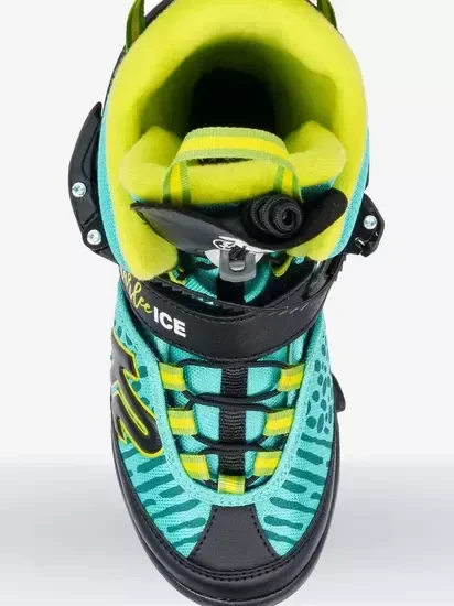 K2 Marlee Ice Eislaufschuhe schwarz/türkis/gelb (Junior) – Bild 3 von 4