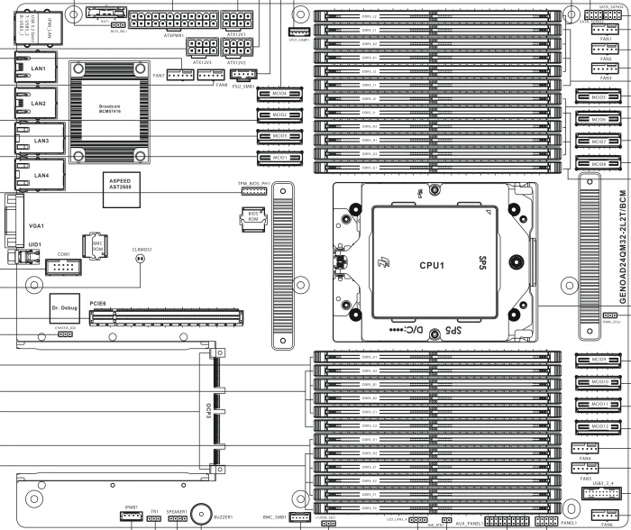 ASRock Rack GENOAD24QM32-2L2T/BCM-B (AMD SP5)