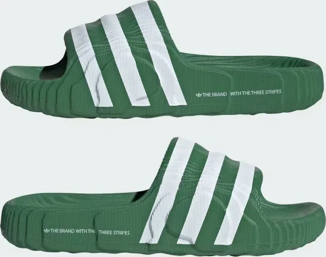 adidas Adilette 22 preloved green/cloud white