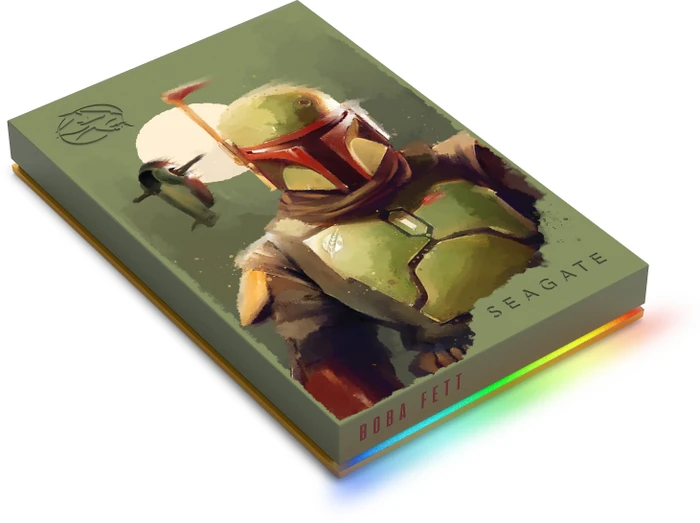 Seagate FireCuda Gaming HDD - Boba Fett Special Edition, 2TB, +Rescue, USB 3.0 Micro-B