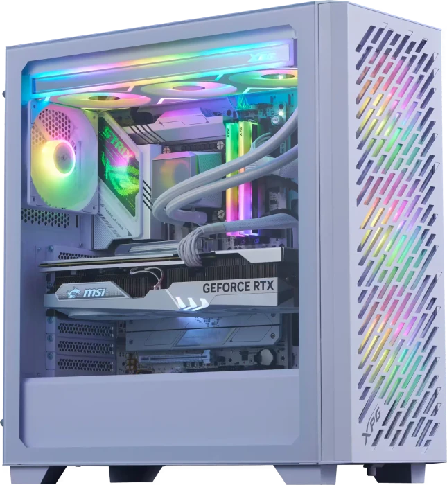ADATA XPG Valor Air Pro, weiß, Glasfenster