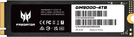 Acer Predator GM9000 SSD 2TB, M.2 2280 / M-Key / PCIe 5.0 x4