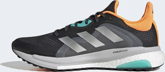 adidas Solar Glide 4 ST carbon/silver metallic/mint rush (Herren)