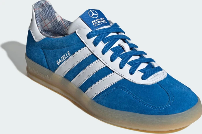 adidas Gazelle Indoor Mercedes AMG Petronas F1 Team blue bird/cloud white/gum