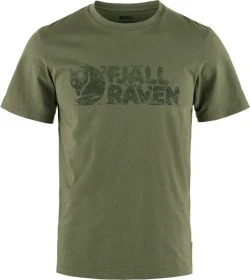 Fjällräven Lush Logo Funktionsshirt kurzarm laurel green (Herren)
