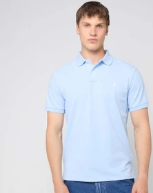 Ralph Lauren Custom Slim Fit Poloshirt kurzarm polo blue (Herren)