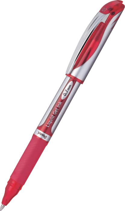 Pentel EnerGel BL57 Gelroller rot/silber
