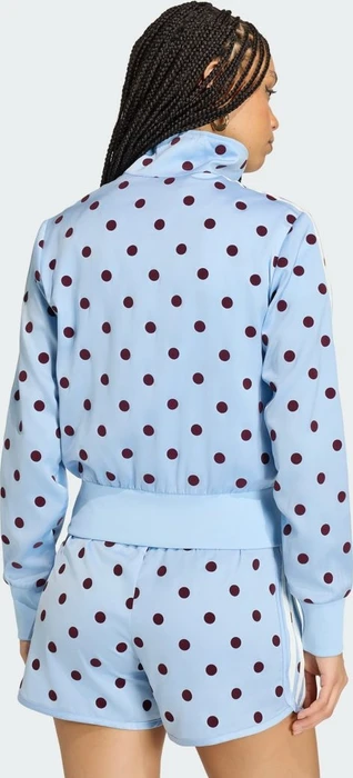 adidas Satin Polka Dots TT Track Top Trainingsjacke clear sky (Damen)