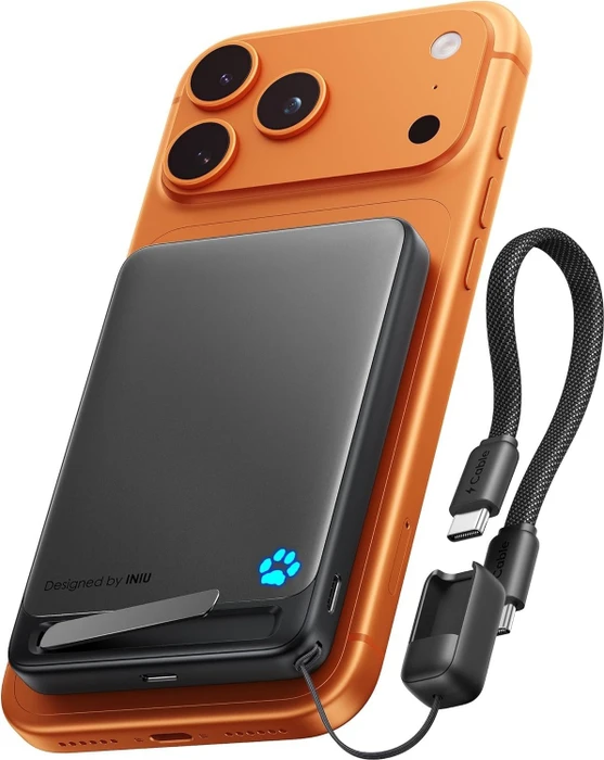 INIU SnapGo P73-E1 Powerbank Qi2 15W 10000mAh schwarz