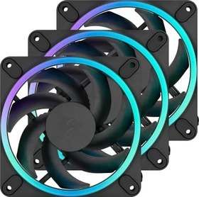 Fractal Design Momentum 12 RGB, schwarz, 120mm, 3er-Pack