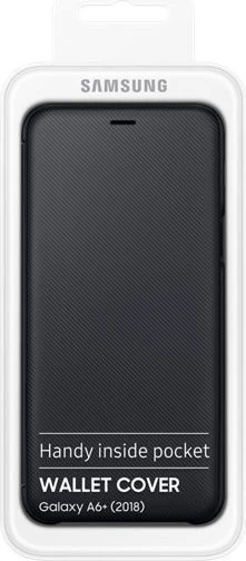 Samsung Flip Wallet für Galaxy A6+ (2018) schwarz