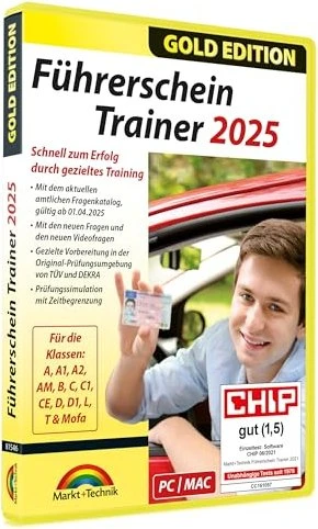 Markt+Technik Führerschein Trainer 2019 (deutsch) (PC)