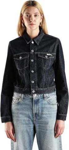Calvin Klein 90's Cropped Jeansjacke (Damen)