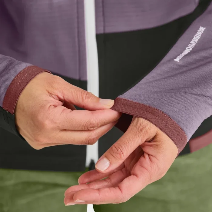 Ortovox Fleece Rib Funktionsjacke wild berry (Damen)