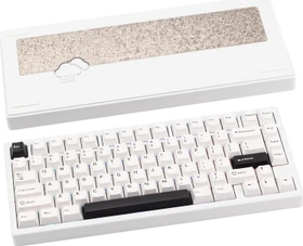 Wobkey Rainy 75 Pro, Luna weiß, LEDs RGB, Kailh Cocoa, USB/Bluetooth, US