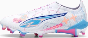 Puma Ultra 5 Ultimate Volume UP FG puma white/luminous blue/poison pink/fizzy melon